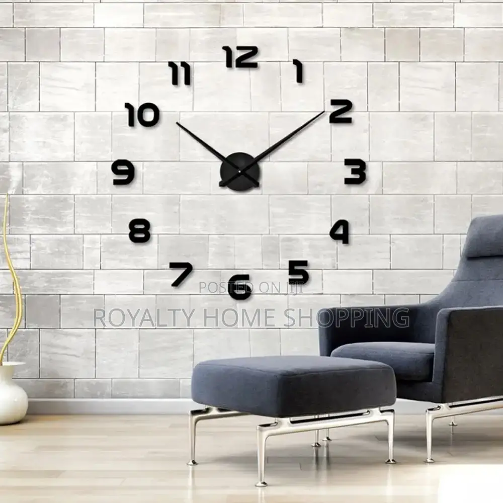 Diy 3d Wall Clocks Large Size