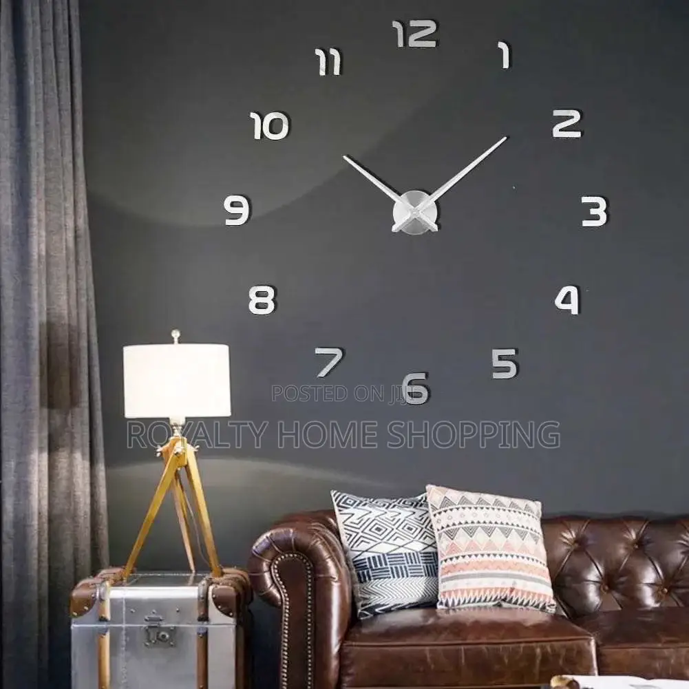 Diy 3d Wall Clocks Large Size