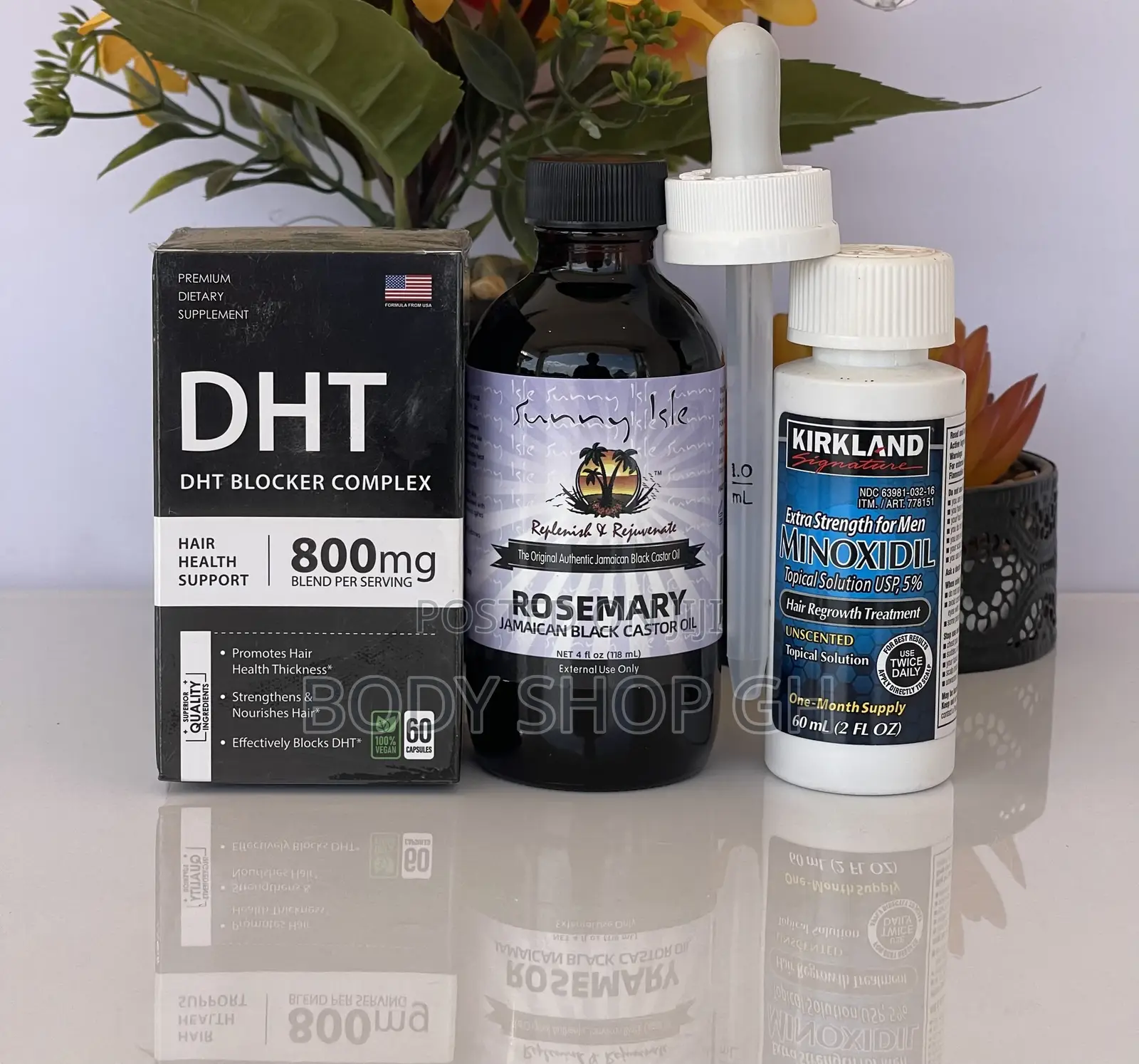 Kirkland Minoxidil + Rosemary +Dht Blocker for Hair Regrowth
