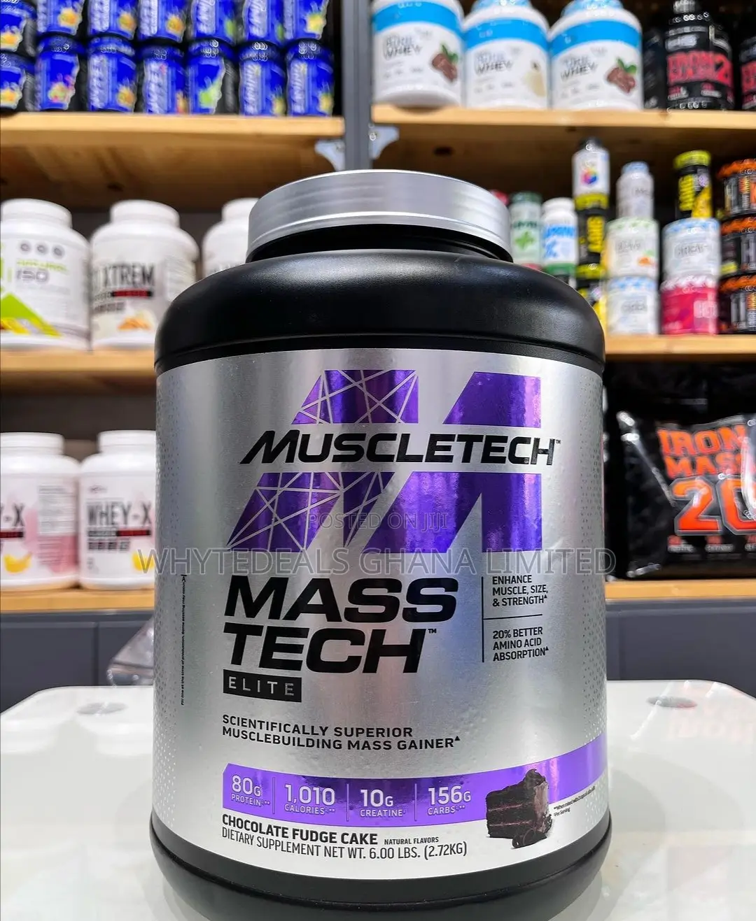 Superior Weight Gain Masstech Elite Whey Protein Powder 7lbs