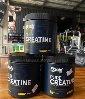 Basix Pure Creatine Monohydrate Powder_builds Muscles Faster