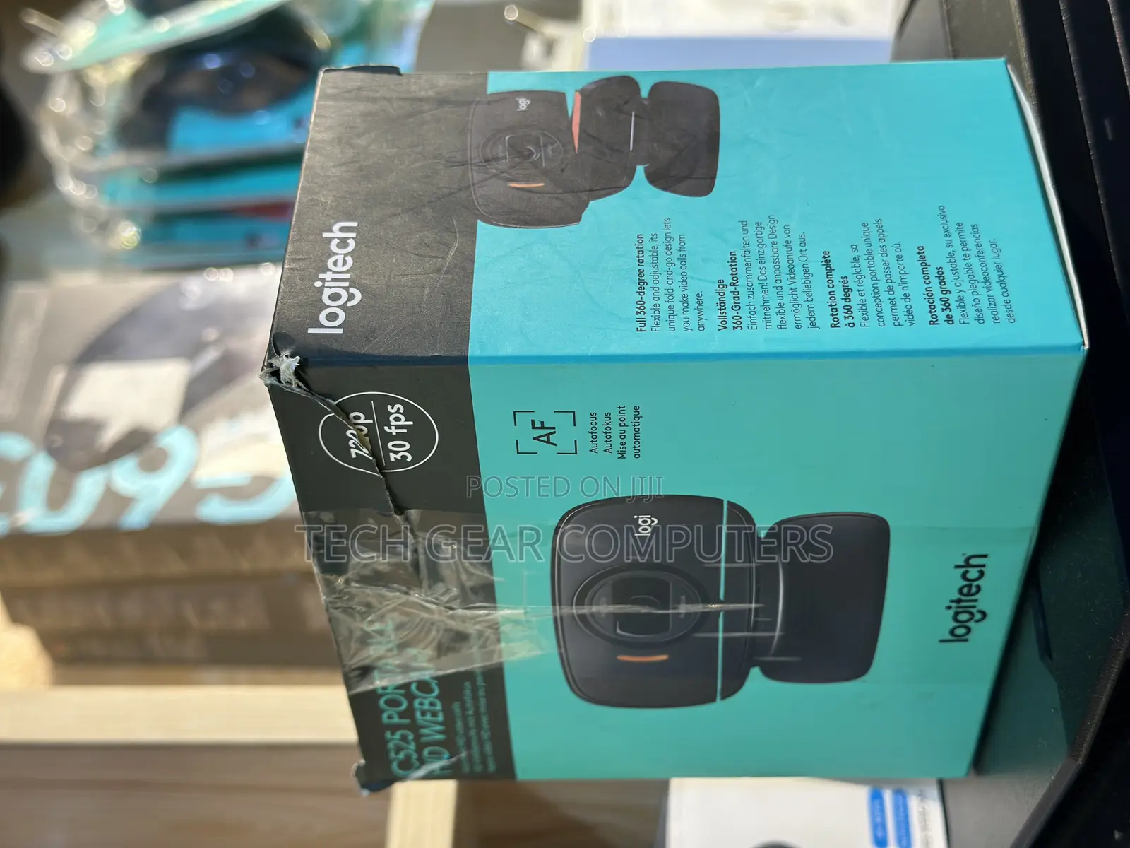 Logitech Hd Webcam C525, Portable Hd 720p