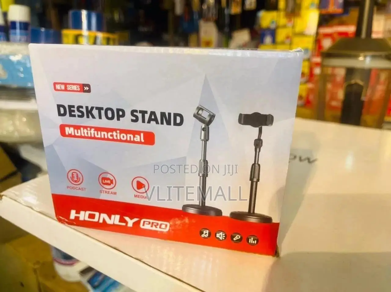 Microphone/Phone Stand for Content Creation