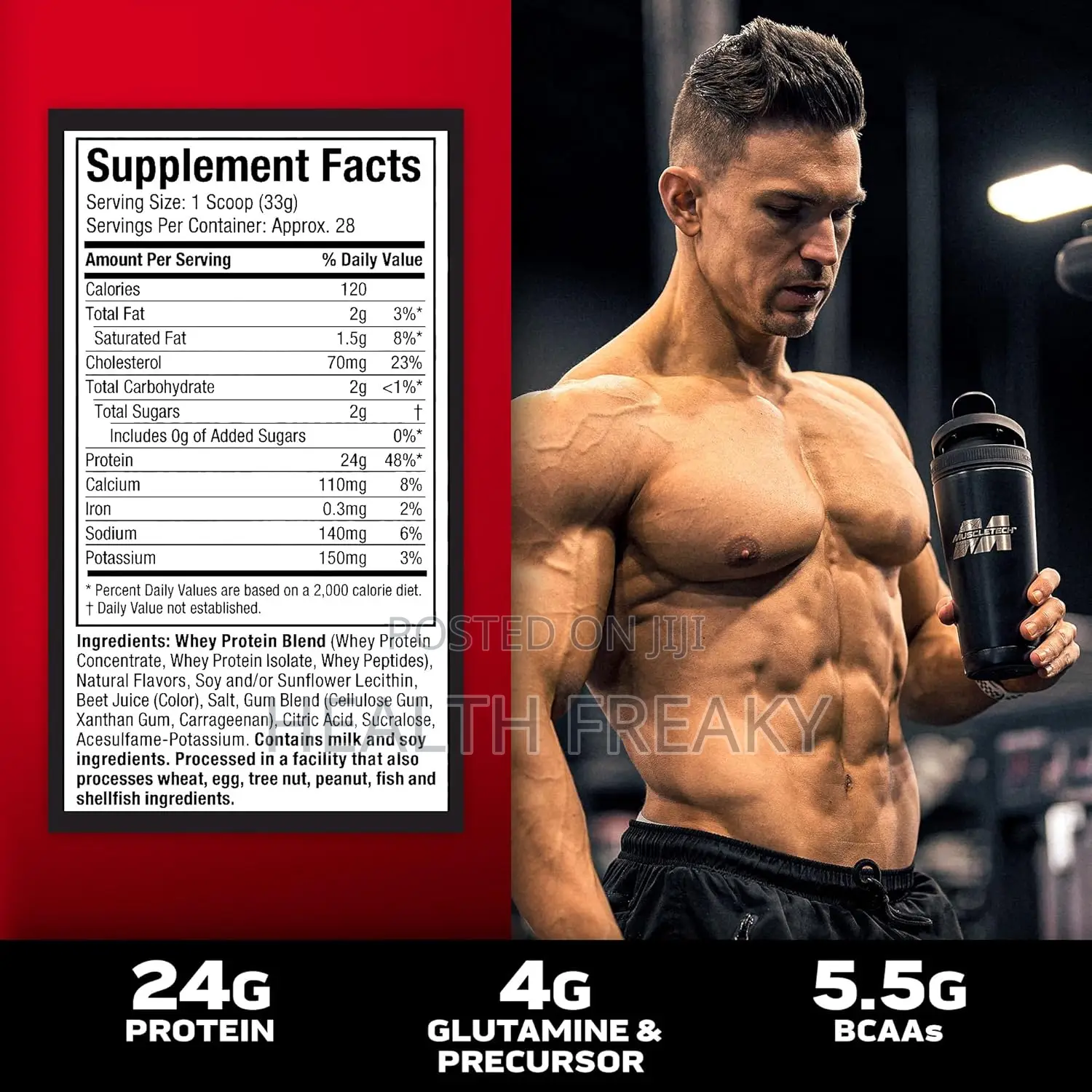 Whey Protein Isolate Nitrotech Whey Gold Lean Muscle Builder