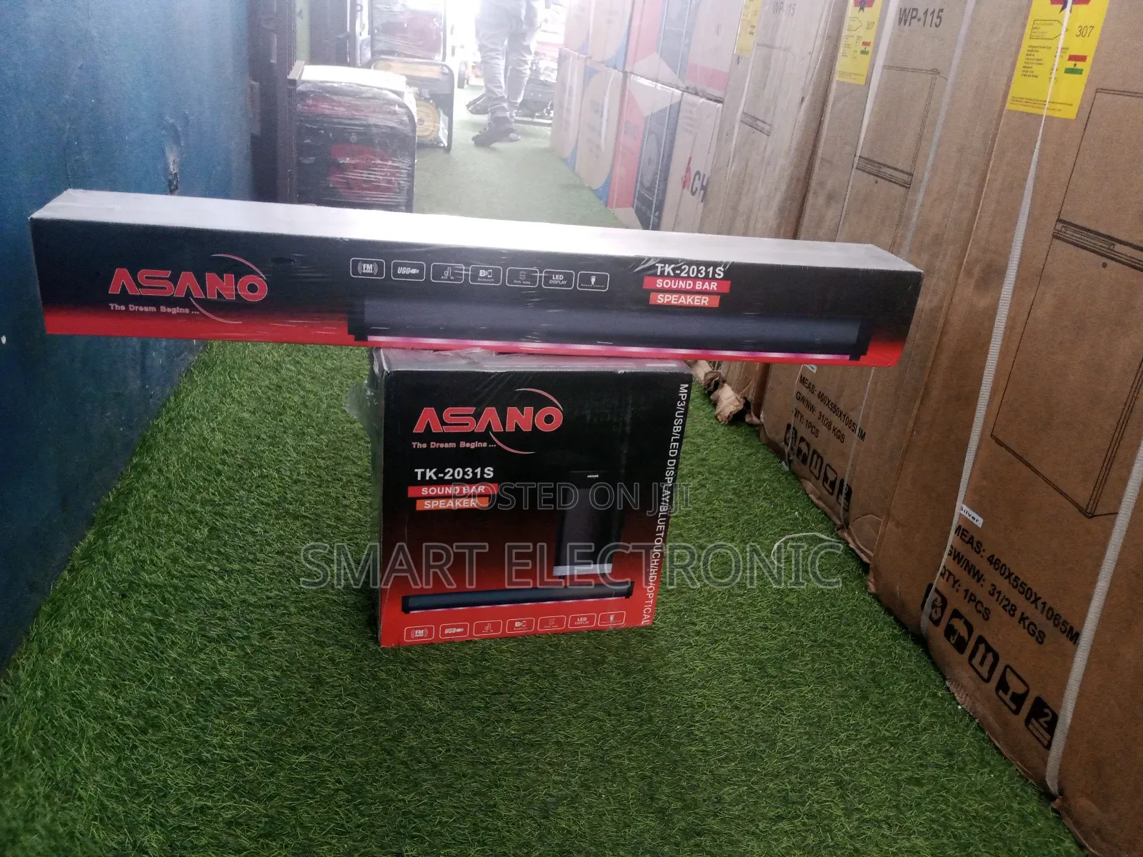 LED Display Brand New Soundbar Asano Bluetooth Speaker