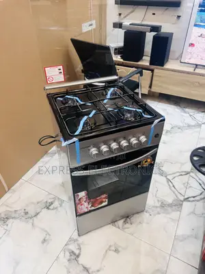 Range Cooker Volcano 50-50 Grey 4burner Oven Stove