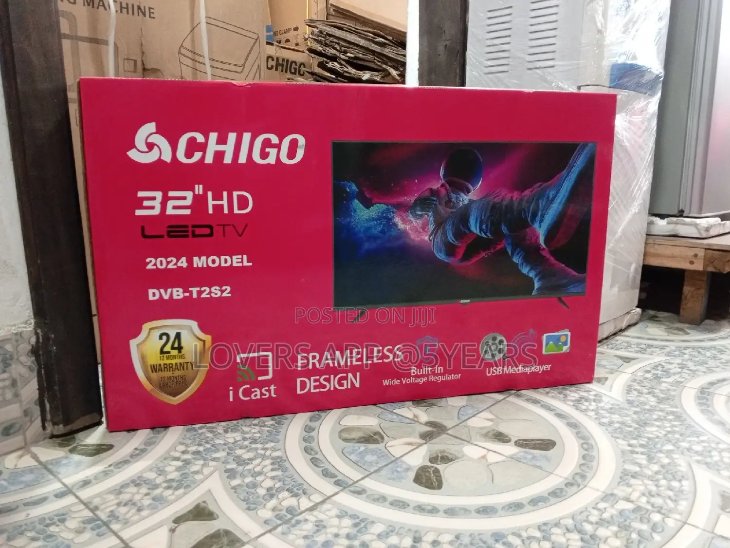 Chigo Television Television Television 32 Frameless Design