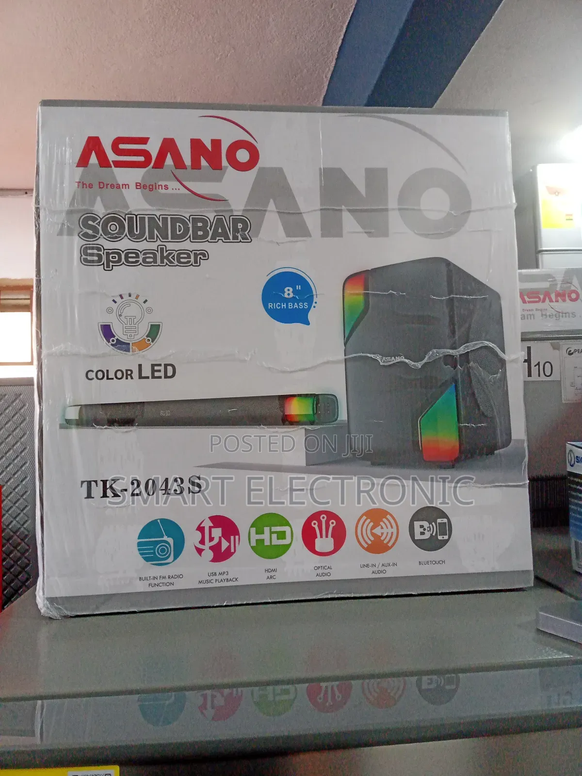 Asano 2024 TK-2031S Sound Bar Bluetooth Speaker