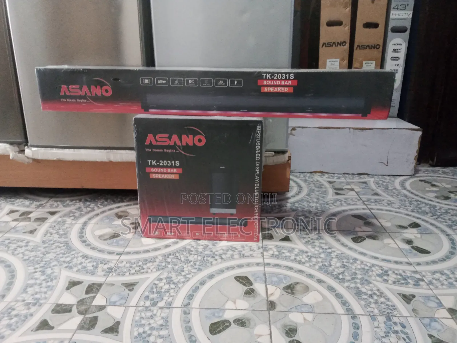 FM/MP3/LED Display Asano Sound Bar Bluetooth Speaker