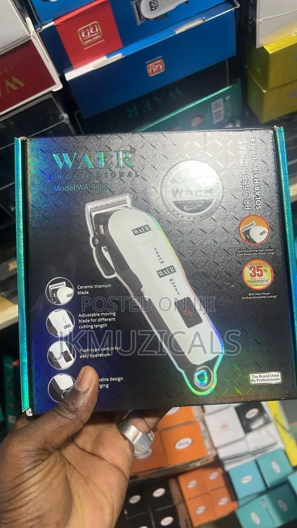 Rechargeable_ Hair Clipper | Waer_ Cordless Barbing Machine
