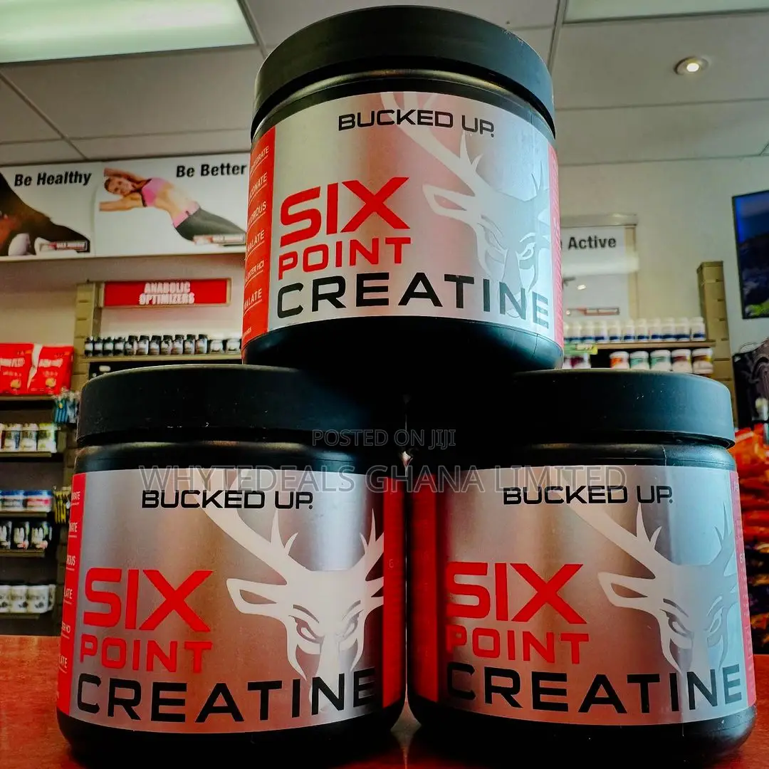 Bucked Up Six Point Creatine for Strength--Increase Muscles