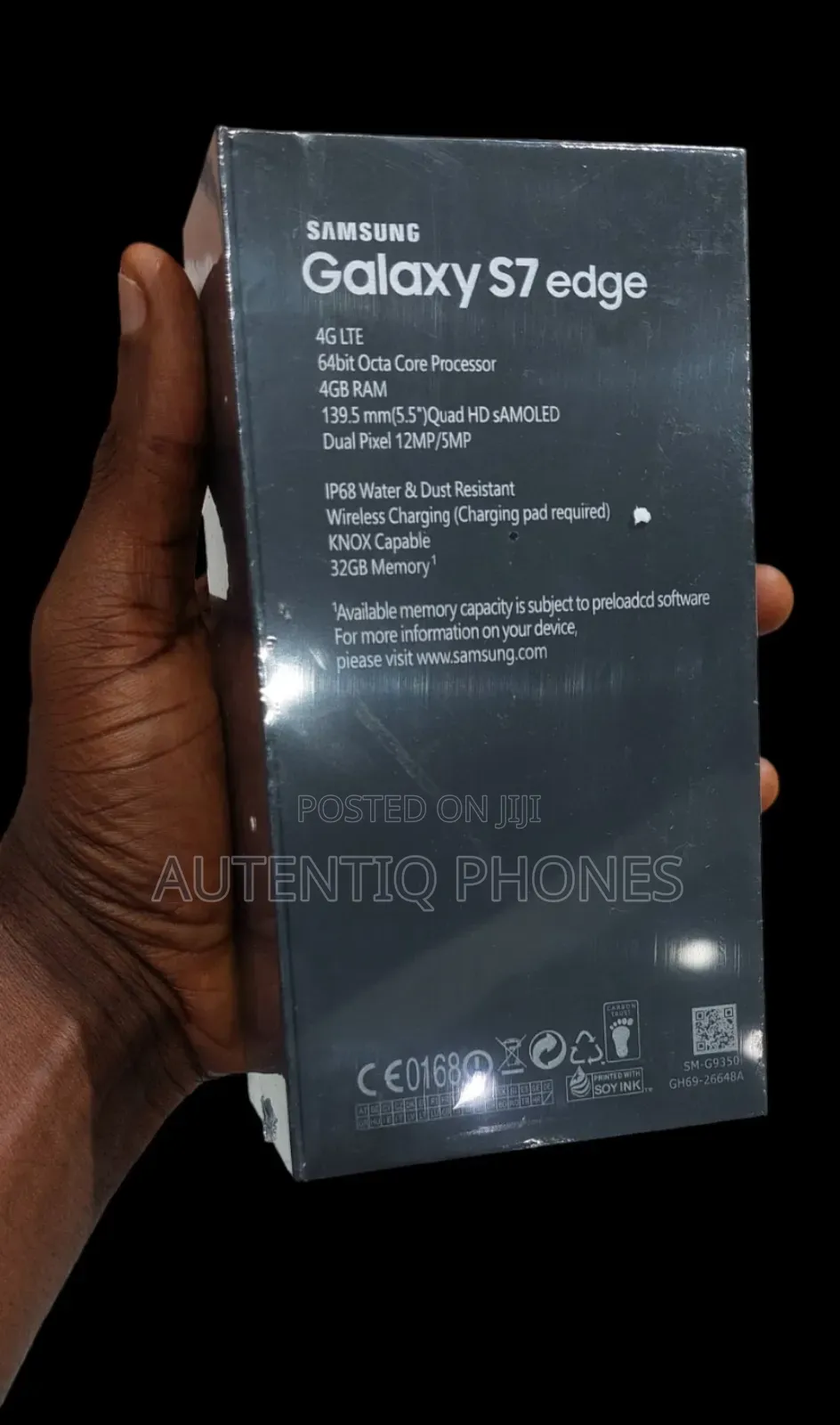 New Samsung Galaxy S7 edge 32 GB Black