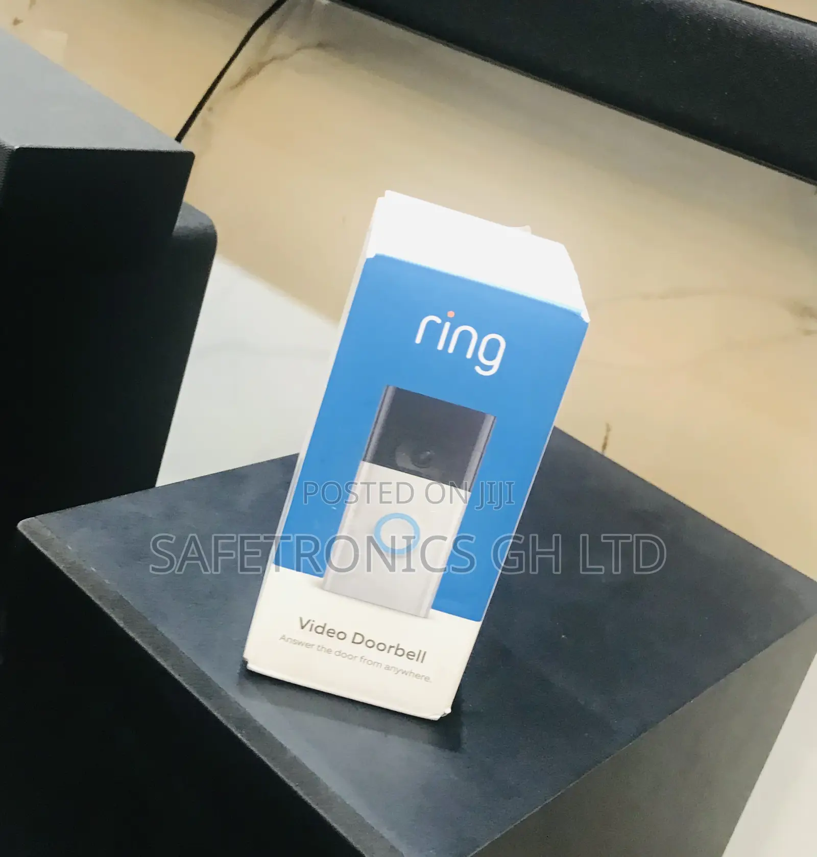 White Affordable Ring Video Doorbell 