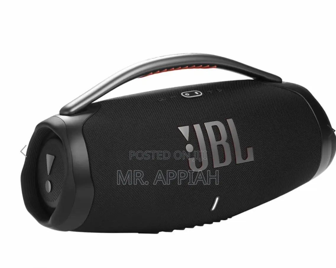 Classic JBL Boombox 3 Wireless Bluetooth Speaker(Black).