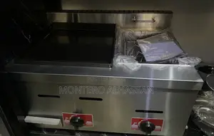 Gas Griddle With Gas Fryer