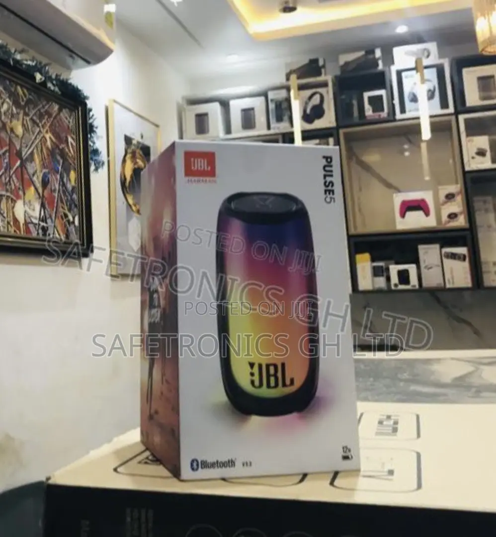 Black Wireless Bluetooth Pulse 5 Electric Speaker
