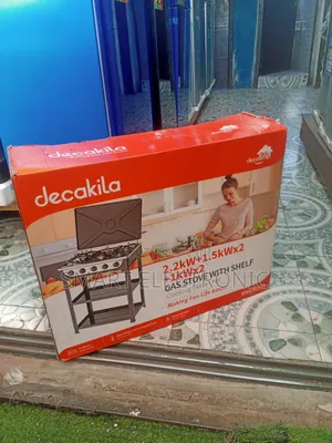 Gas Stove With Shelf Manual Ignition Decakila Gas Stove