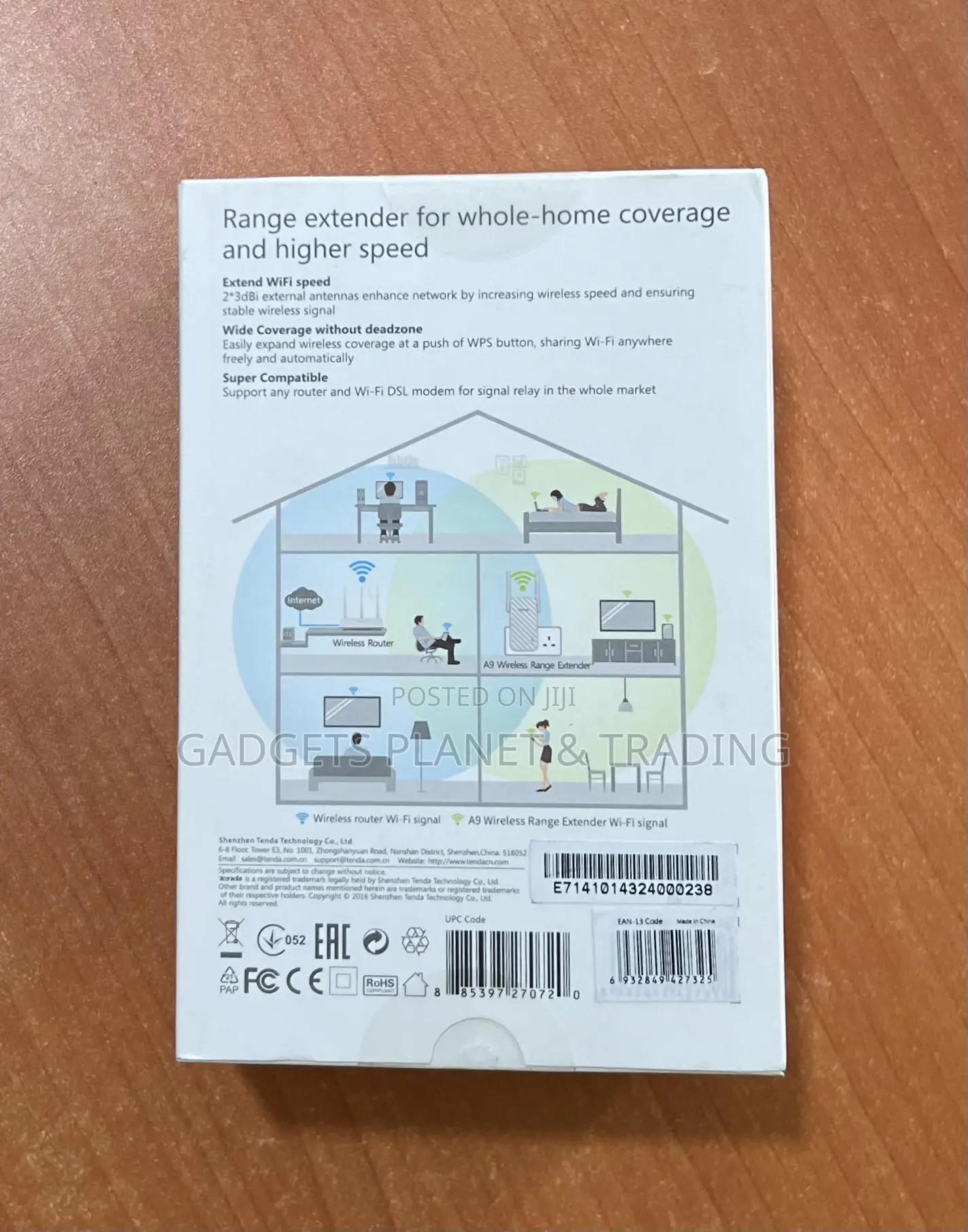 Tenda Network Wireless N300 300mbps Universal Range Extender