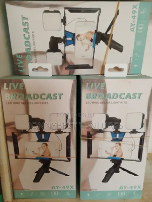 Double Light Video Making Kits Live Broadcast Led Selfie