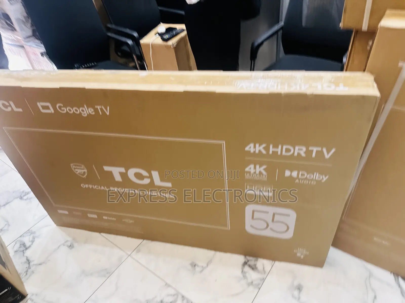 Real Smart TCL 55”P645 UHD Android Television