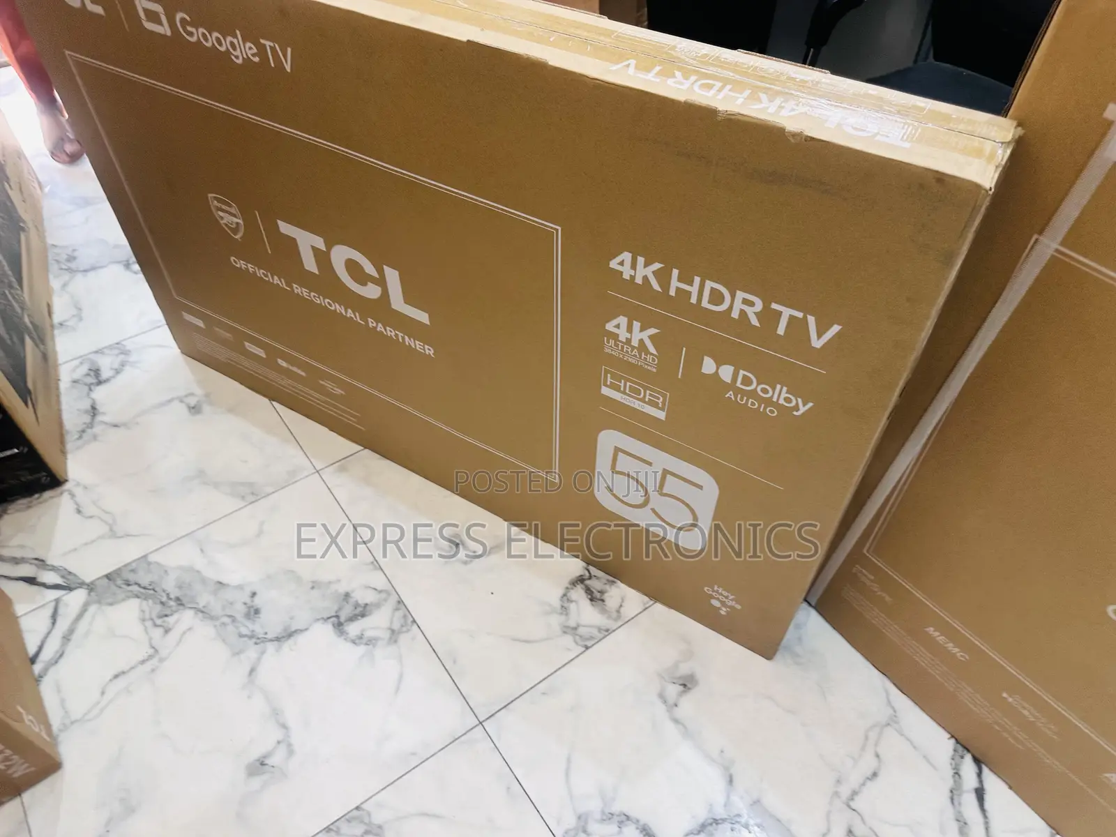 Real Smart TCL 55”P645 UHD Android Television