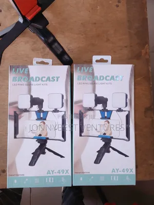 Double Light Video Making Kits Live Broadcast Led Selfie