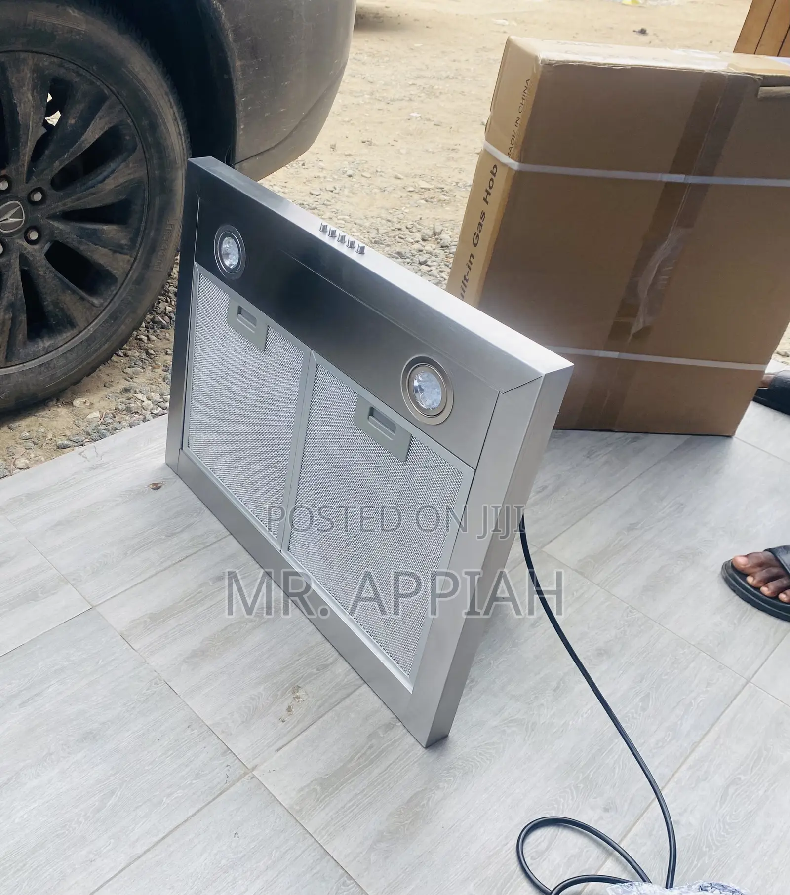 Sealed in Midea T-Shape Electric Rangehood 60m21(Gray).