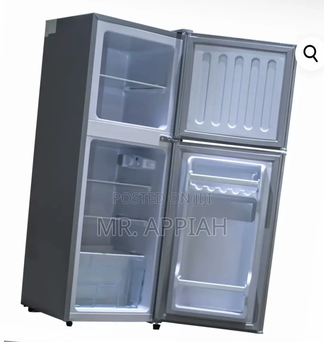 Nasco Nasf2-13fl Double Door Electric Refrigerator(Gray).
