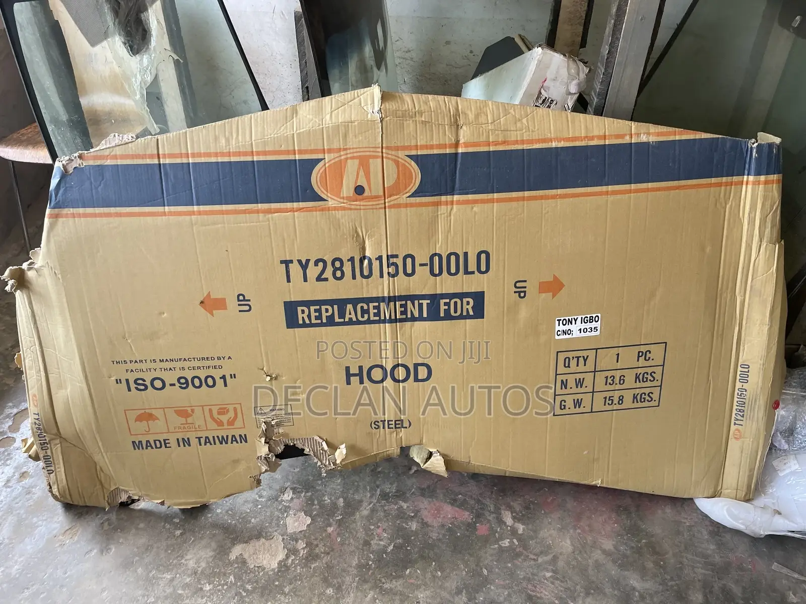 Toyota Corolla 2009 - 2013 Bonnet