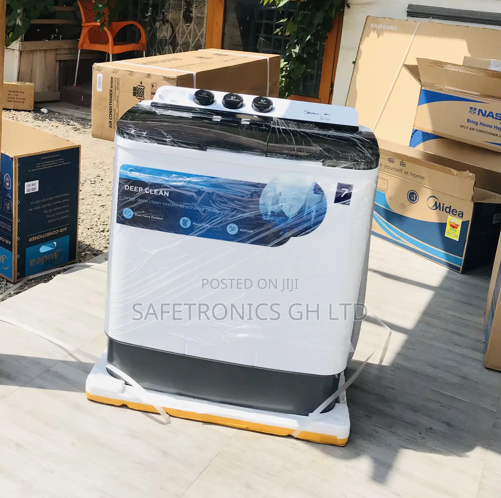 Semiautomatic Topload Washingmachine Midea 7kg Available 