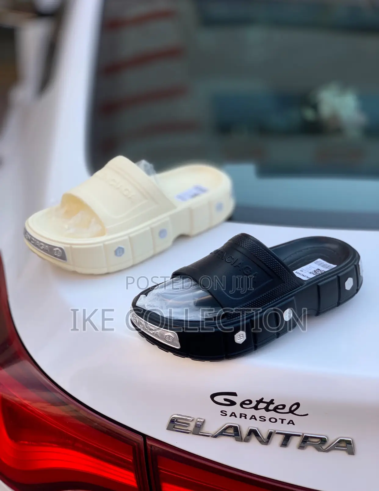 Solid Luxury High Balenciaga Slide Available