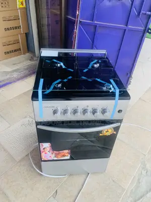 Affordable Oven and Grill Volcano 50x50 4 Gas Cooker,Gray.