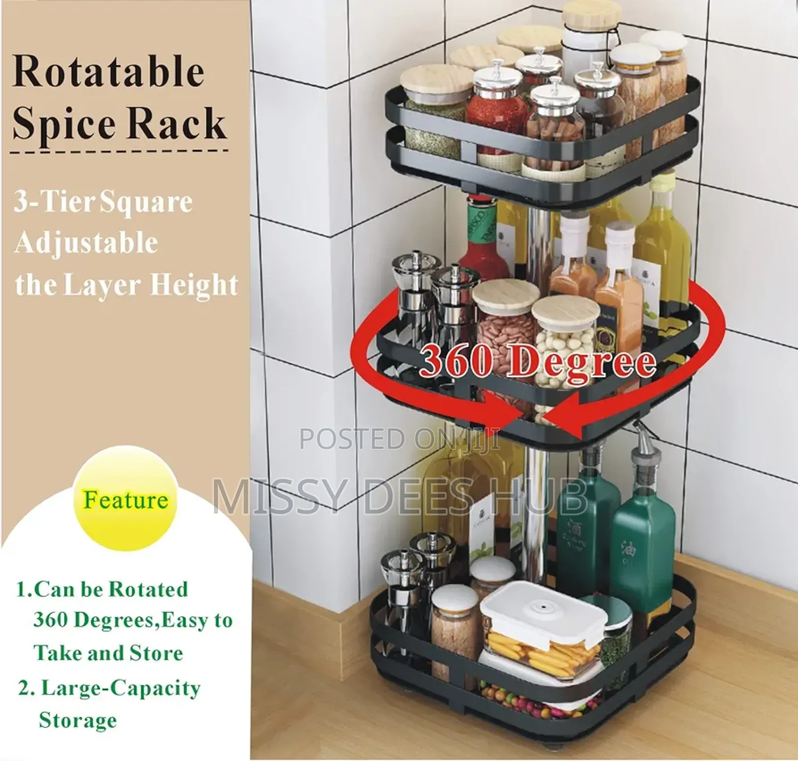 360° Rotatable Rack