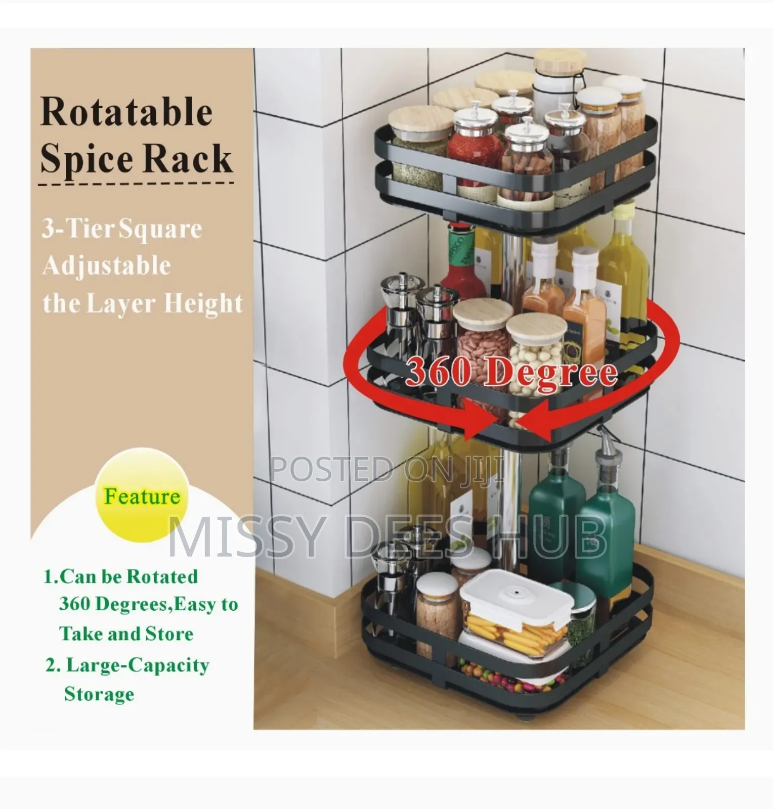360° Rotatable Rack
