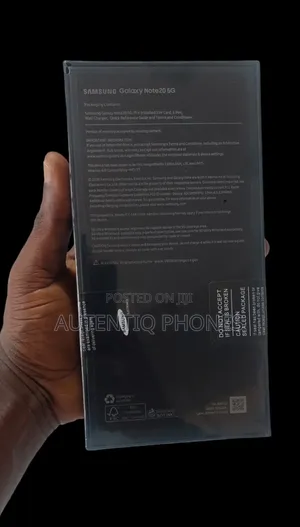 New Samsung Galaxy Note 20 5G 256 GB Gold