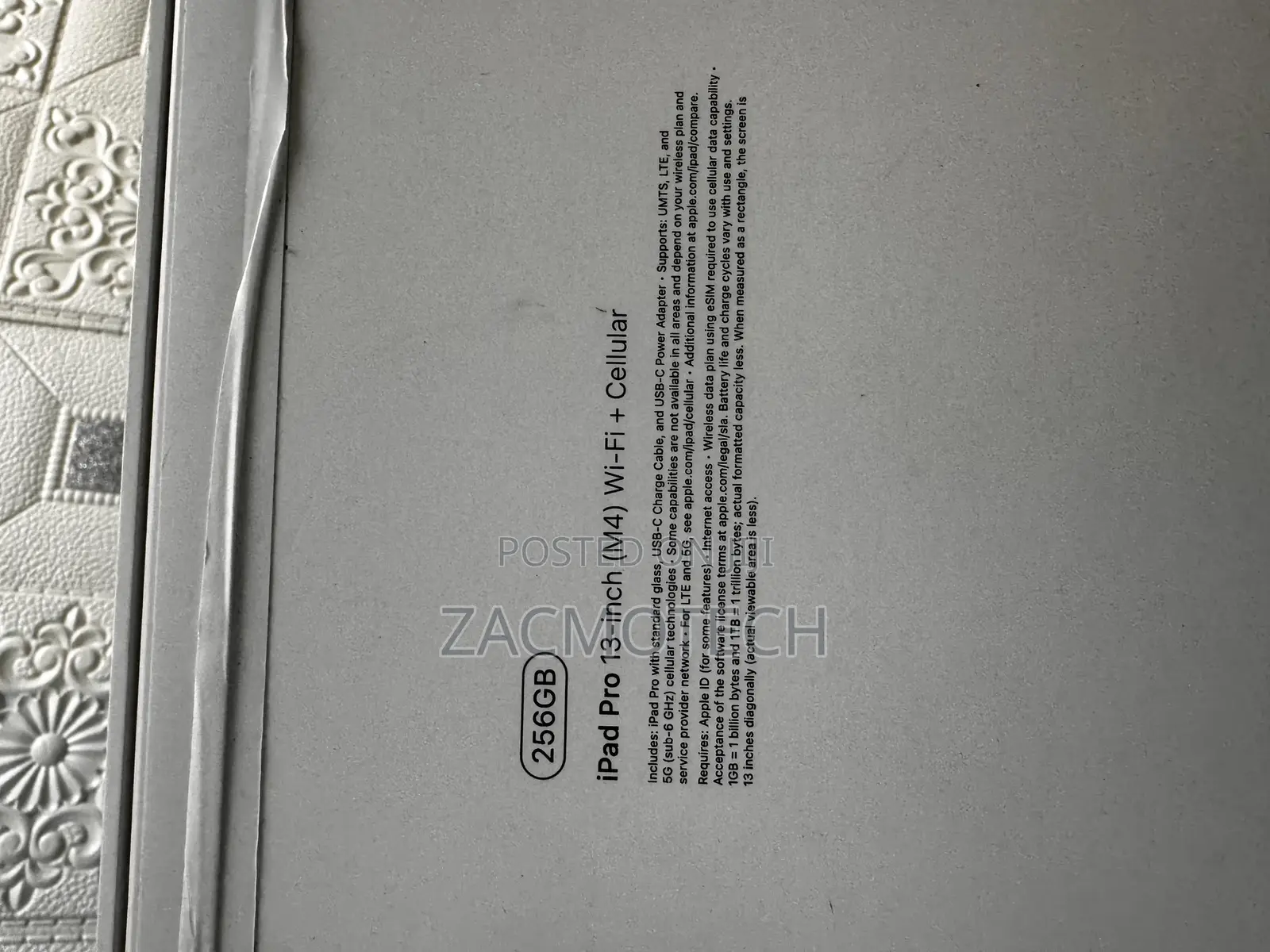 New Apple iPad Pro 13 (2024) 256 GB Gray