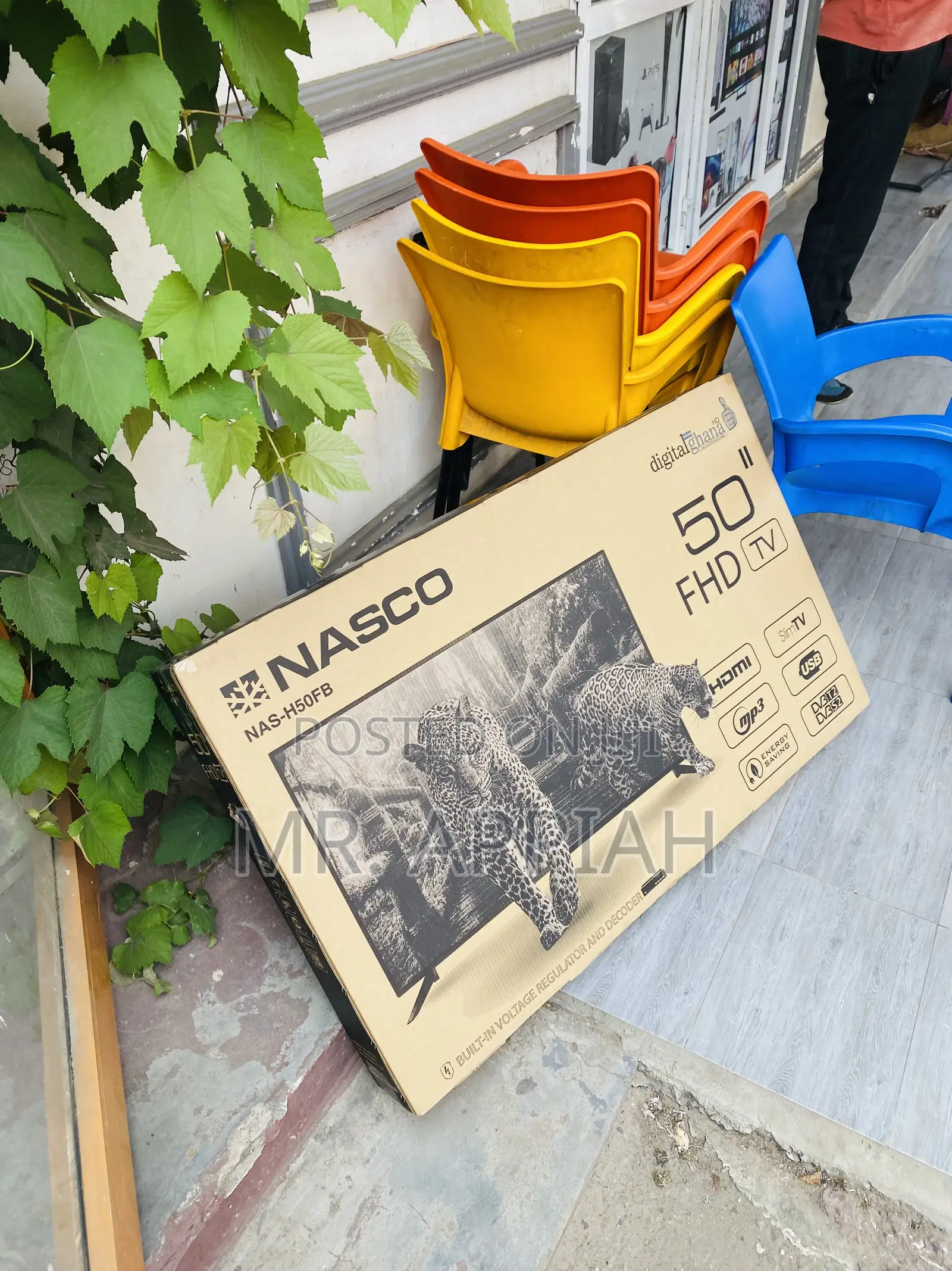 Affordable Nasco 50 Inch Full HD Satellite Television.