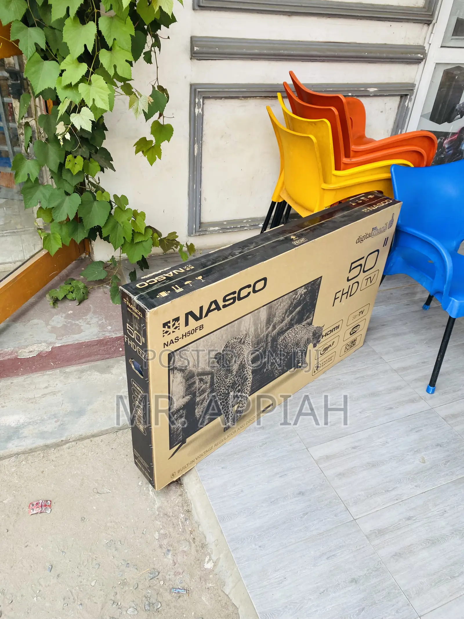 Elegantly Designed Nasco 50” Full HD Satellite Television.