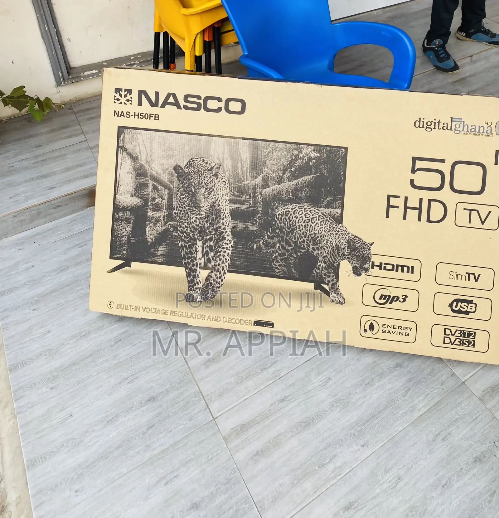 Classic Nasco 50 Inch Full HD Satellite Television(Black).