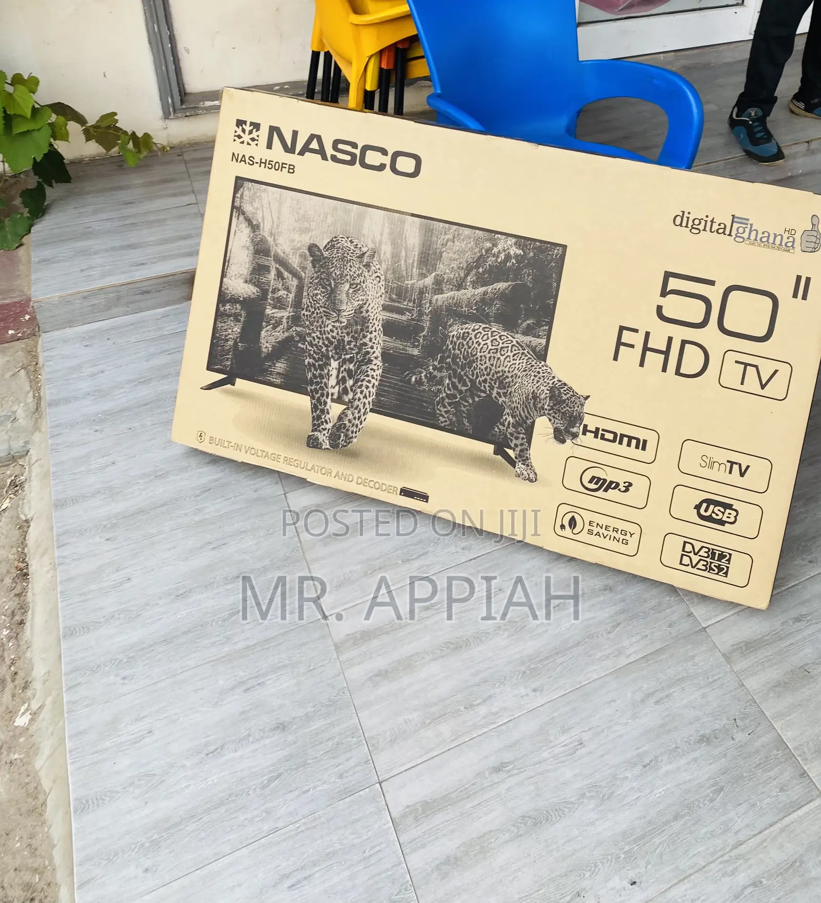 Classic Nasco 50 Inch Full HD Satellite Television(Black).