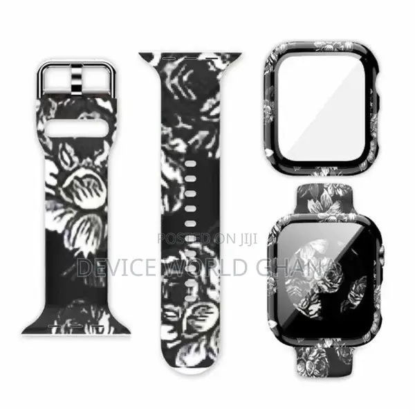 Printed 2 In 1 Case + Strap For Apple Watch (All Sizes)