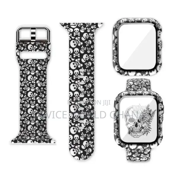 Printed 2 In 1 Case + Strap For Apple Watch (All Sizes)
