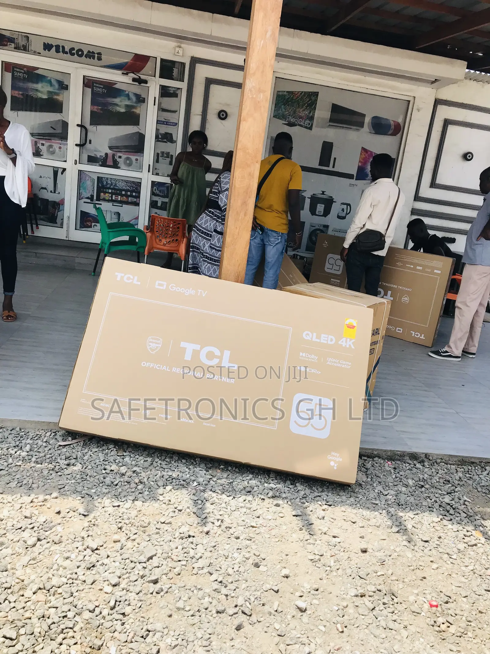55 Inches Glossy Qled Smart TCL Crystal UHD Tv