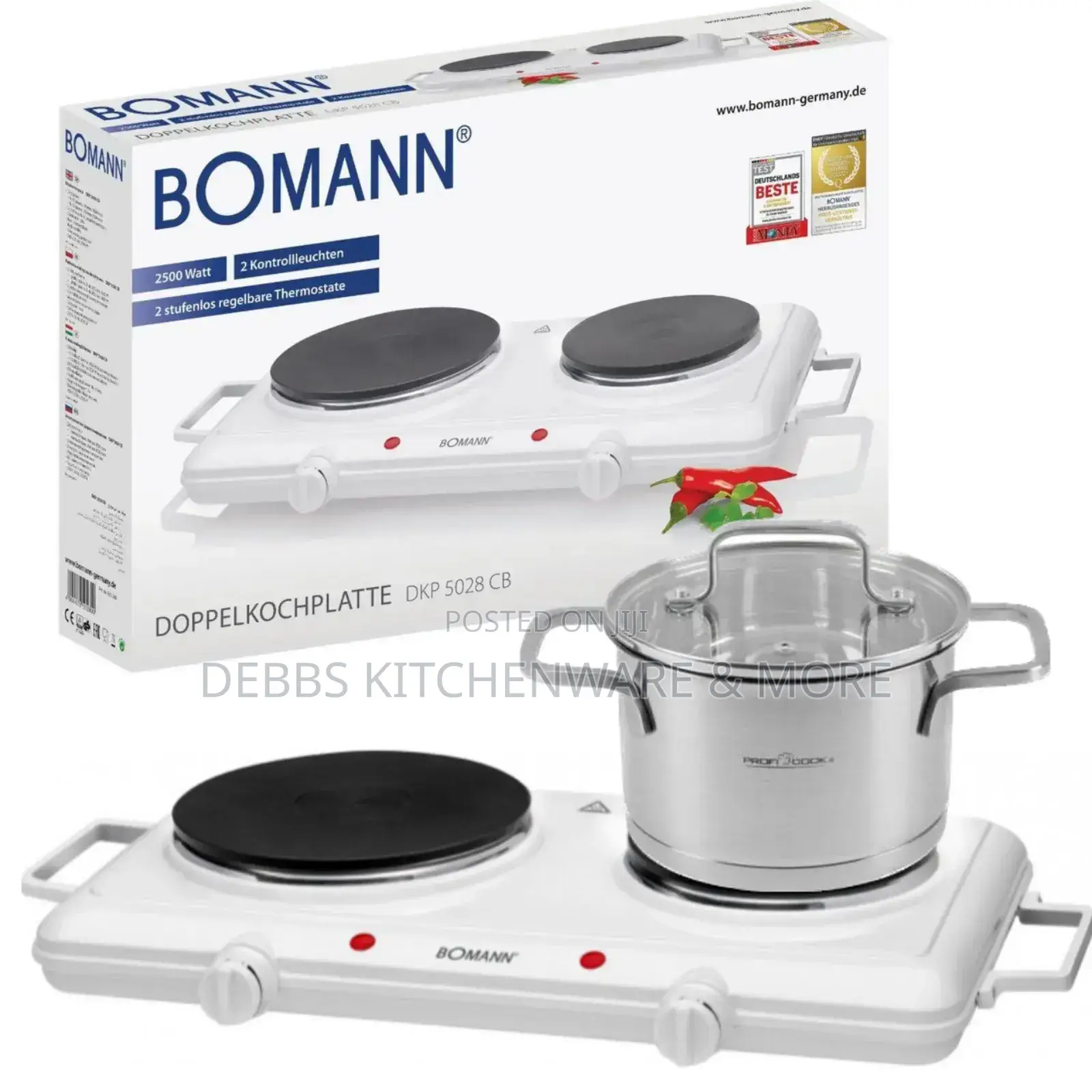 Bomann Double Hot Plate