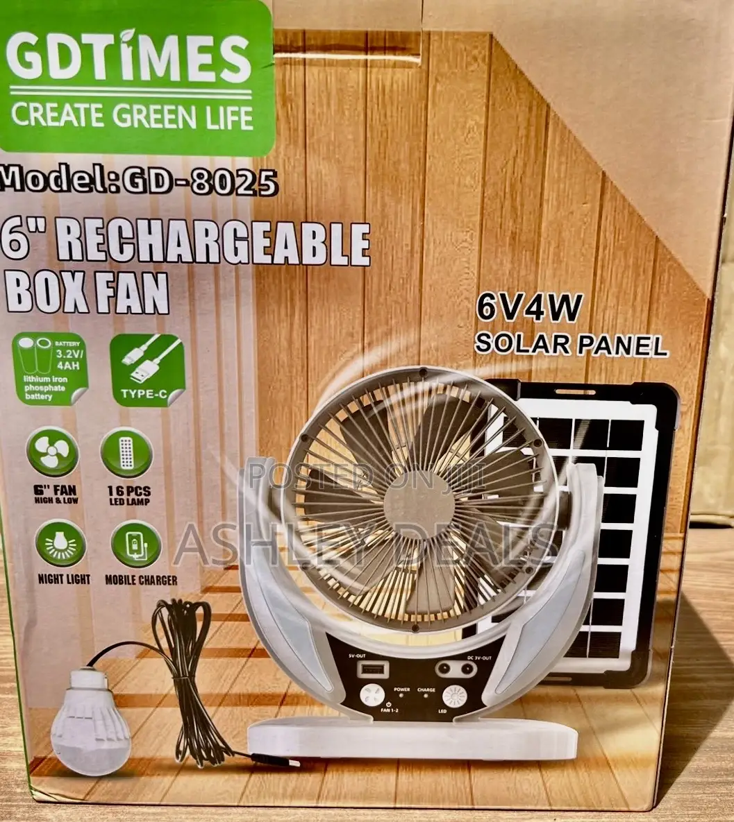 Rechargeable Fan