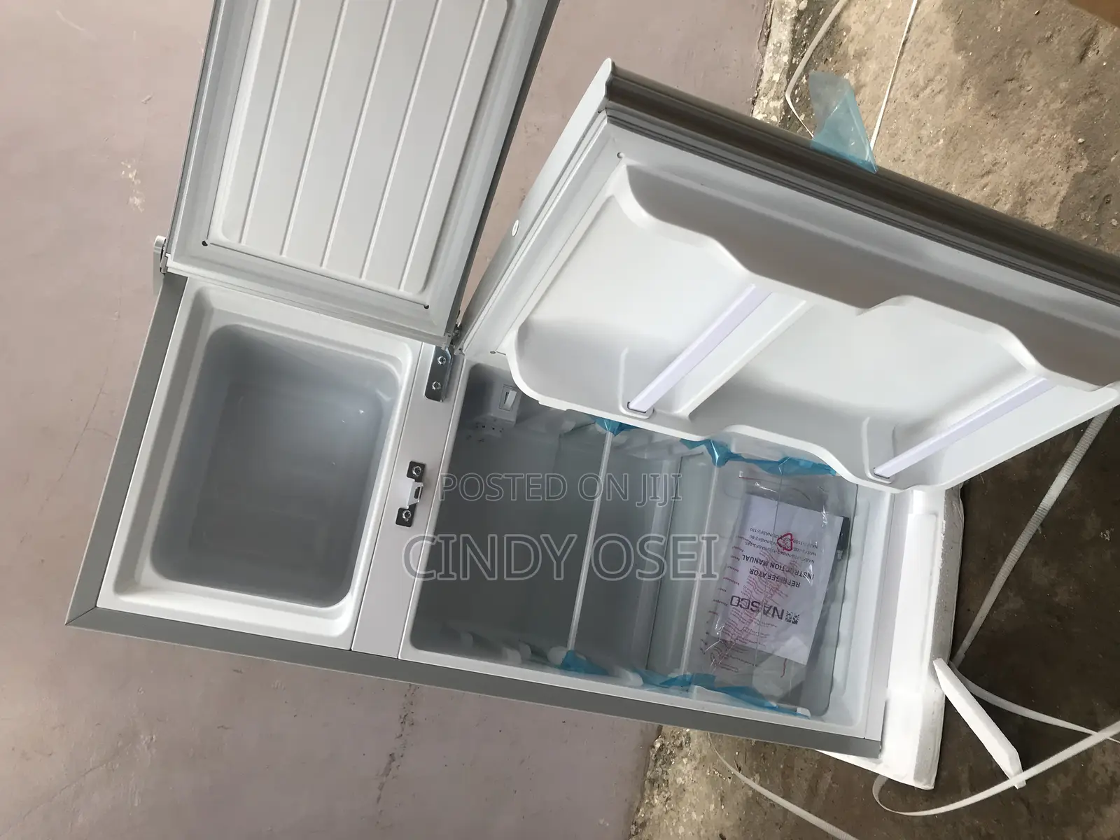 Striking Nasco 110liters Doubledoor Fridge