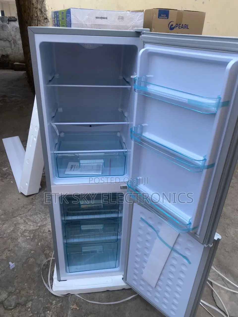 Strong Matches Nasco 147liters Doubledoor Fridge