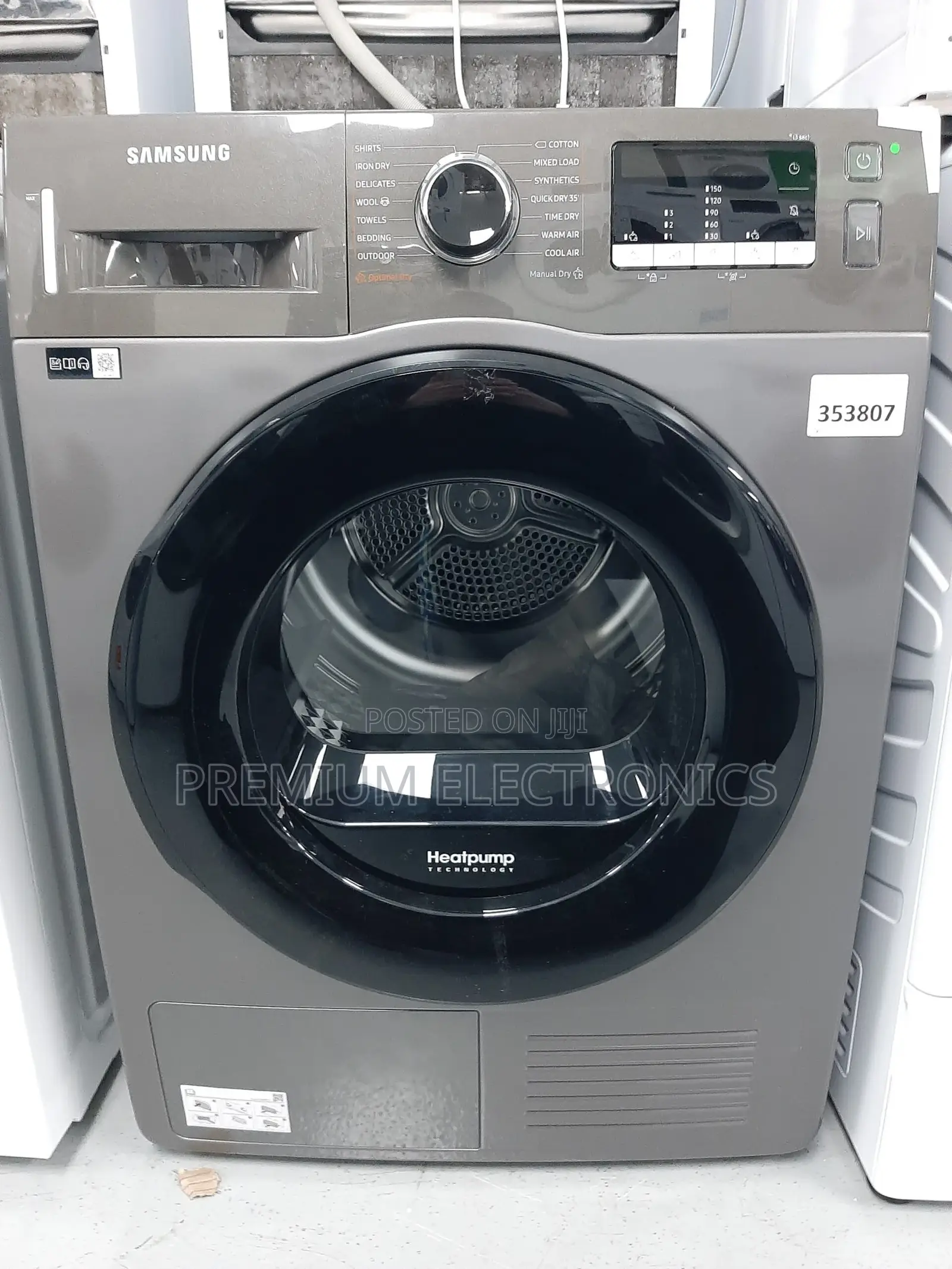 Samsung Dryer Only, Heat Pump Tumble Dryer 8kg Optimaldry