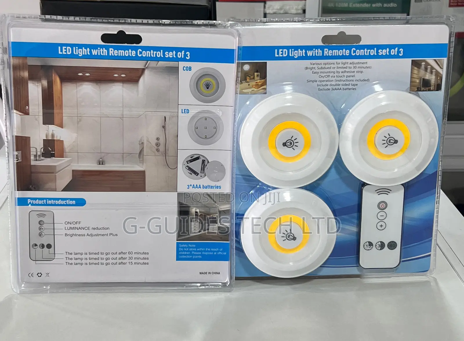 3 in 1 LED Light With Remote Control, 3 in 1 Wardrobe Light