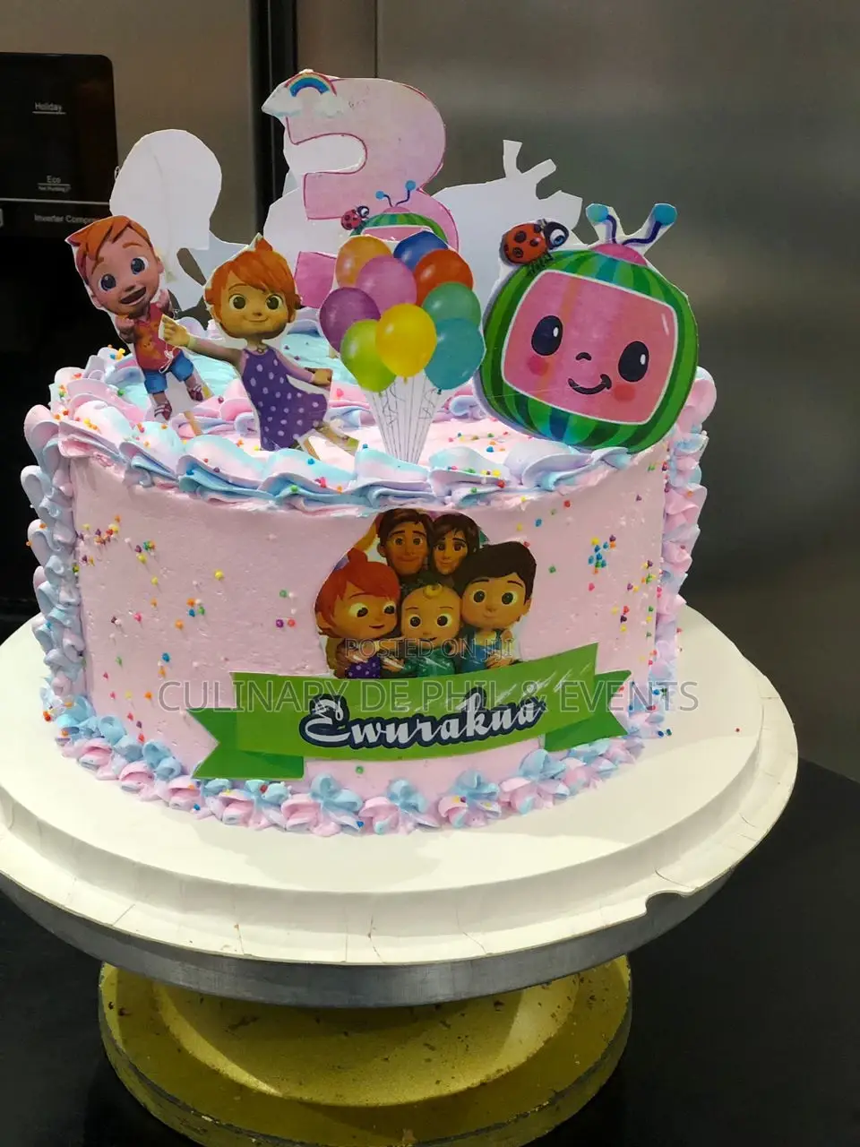 Twins Theme Cake